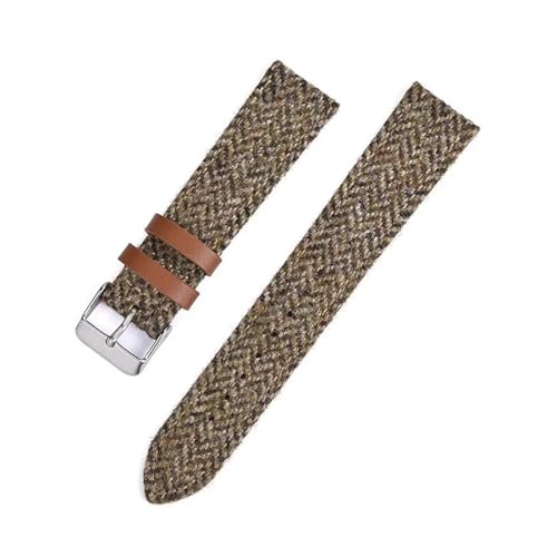 Bracelet de montre en cuir et nylon 20 mm 22 mm interchangeable pour Huawei
