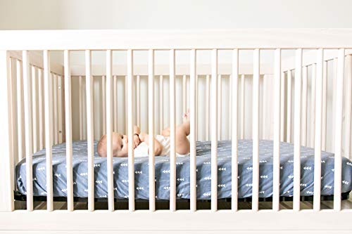Image of Premium Fitted Knit Crib Sheet /Toddler Sheet North by Copper Pearl