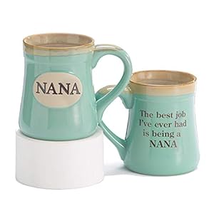 Nana best job ever porcelain mug  urban country home decor