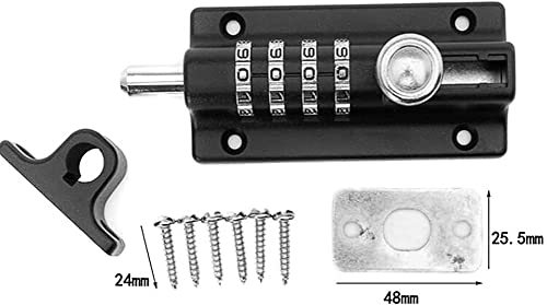 Serrure de porte à boulon combiné pour sécuriser le jardin