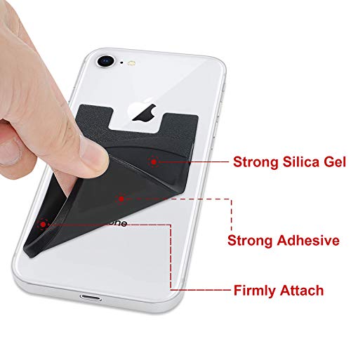 Senose Phone Wallet Compatible For Apple Magsafe, Magnetic Phone Card Holder Back Of Phone Stick On Pocket Credit Id Card Pouch Sleeve, Compatible For Iphone 13, Iphone 12 Series (White) #TOP5