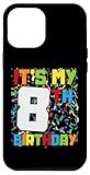 Photo Gallery custodia per iphone 15 pro max maglietta con scritta "it s my 8th birthday", per uomini, donne, adolescenti, bambini, coriandoli Photo Gallery custodia per iphone 15 pro max maglietta con scritta "it s my 8th birthday", per uomini, donne, adolescenti, bambini, coriandoli