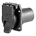 CURT 55415 Replacement 7-Way RV Blade Connector, Factory Tow Package and USCAR Socket Required