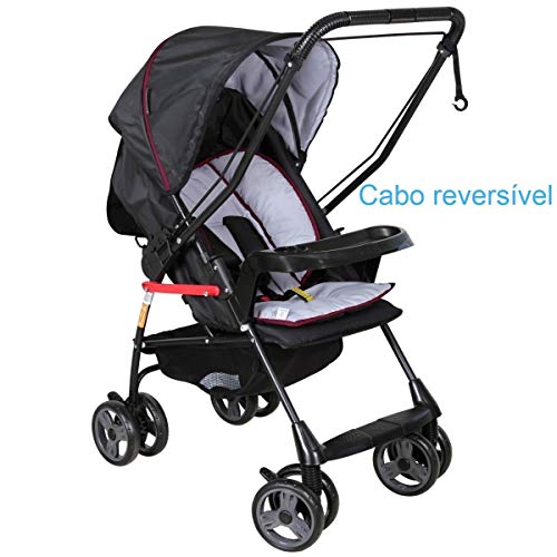 Carrinho Bebê Conforto Milano Reversível Galzerano PPA +base