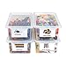 Clear Easy Label Bins with Lids - Set of 4, for Storage in classrooms, daycares, preschools and playrooms (Item # CLBINSET)