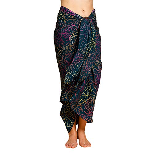 PANASIAM Sarong B025 Petrol bamboo