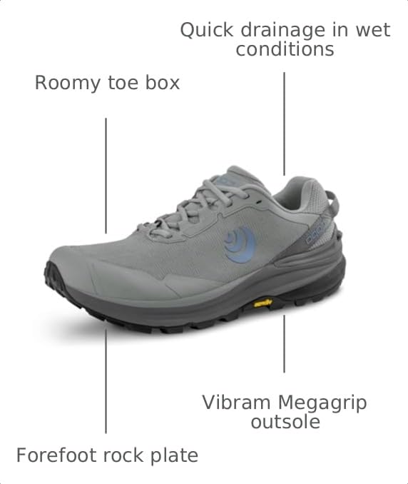 Image of Topo Athletic Women's Traverse Comfortable Cushioned Durable 5MM Drop Hiking Running Shoes, Athletic Shoes for Hiking