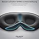 2025 Innovative Schlafmaske für Herren und Frauen. 100% Licht blockierend Ergonomische, einstellbare Augenmaske mit Ohrstöpseln Schlaf, Nickerchen, Meditation, Reisen, angenehme Nachtruhe(Schwarz)