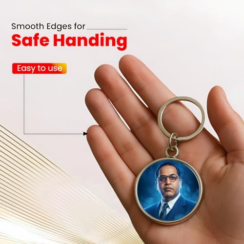 Image of MG | Protective Evil Eye /Spiritual Symbols /Om /Motivational Keychains | Double-Sided Metal Key Ring | Good Luck and devine Charm for Car, Bike, Home & Office