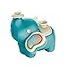 GRTG Netter Elektrischer Sprayball, Der Elefanten Bläst, Schwimmender Ballelefant-Sprüher-Luftbefeuchter Lichtmusik Elefant, Der Ballspielzeug Kinder Bläst,Blau