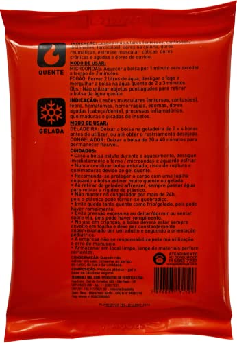 Termogel, Bolsa Térmica em Gel Laranja, Grande, Laranja
