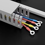 ▶ Goulotte de câbles en PVC : Fabriquée en PVC, cette goulotte à fentes ouvertes offre une excellente étanchéité et une résistance au feu optimale. Sa surface robuste résiste aux chocs et à l’usure, assurant ainsi la sécurité et la propreté des câbles dans toute configuration.