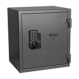 Fireproof Electronic Security Safe Cabinet- Cabinet Safe Lock Boxes with Keypad Lock and Keys Cash...