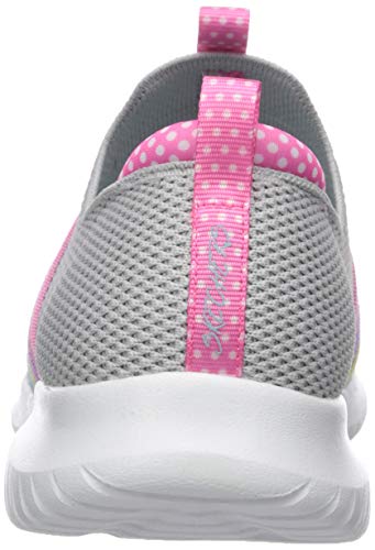 Skechers Kids Girl's Ultra Flex Shoe, Grey/Mint, 2 Medium Us Little Kid #TOP2