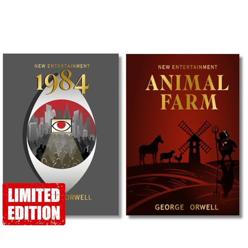 Animal Farm & 1984 (Deluxe Hardcover) | George Orwell Dystopian Classics – 2 Book Set: Animal Farm & Nineteen Eighty-Four (Collector’s Editions) | George Orwell Ultimate Collector's Bundle | Limited Edition