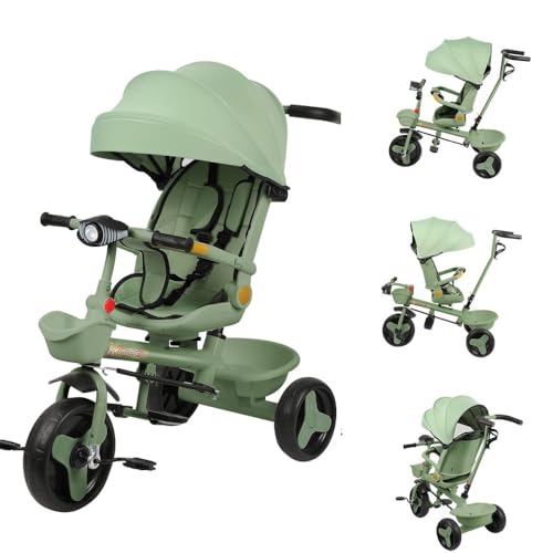 OHMG Triciclo bebé evolutivo 5 en 1 bicicleta...