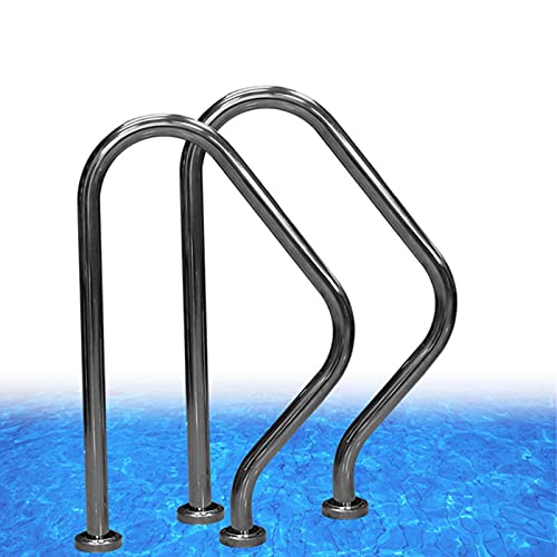 Barandal para piscina de acero inoxidable CGF con cubierta azul 4ft