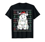 Photo Gallery polar bear wearing santa hat xmas polar bear lover christmas maglietta Photo Gallery polar bear wearing santa hat xmas polar bear lover christmas maglietta