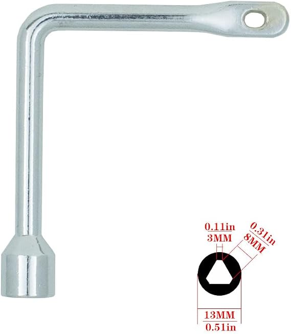 Triangle Key Garbage bin, Triangle Practical L-Type Gas Electric Elevator Door, Fireplace, Chimney, Gas Meter Cabinet, Switch Control Cabinet Key.