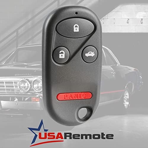 Car Key Fob Keyless Entry Remote fits 1997-2001 Honda CR-V / 2000-2009 Honda S2000 (E4EG8DJ) - Image 3