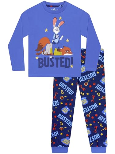 Disney Pigiama Bambino, Pigiama Ragazzo Zootropolis, Set Pigiami Ragazzo Judy Hopps, Blu 12-13 Anni