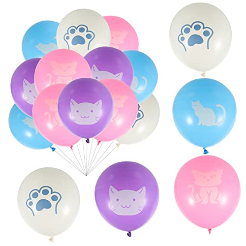 ifundom 40個入りバルーン 猫モチーフ 可愛い誕生日飾り付け アパーティー用 ラテックス素材 飾り付け用バースデーアクセサリー