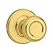 Kwikset 92001-234 Tylo Passage Hall/Closest Knob in Polished Brass