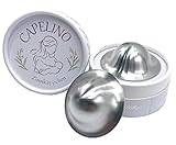 Capelino Zinnhütchen 2 Stk.- Schutz für Ihre Brustwarze - 99,9% Reinzinn - inkl. stabiler Aufbewahrungsbox