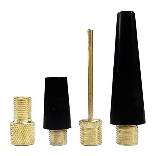 Ohfruit Adaptador De Boquilla De Aguja De Bola Deportiva, Válvula De Aire Inflable, Bomba De Bola, Aguja Para Fútbol, ​​Baloncesto, Fútbol, ​​Neumático De Bicicleta, 4 Uds. 4 Unids/Set
