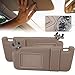 for Toyota Camry 2007-2011 Windshield Sunshade Nissan Tiida Parasol Grey Car Sun Visor Shade Pair Left-Right Side W/O Sunroof(Right)