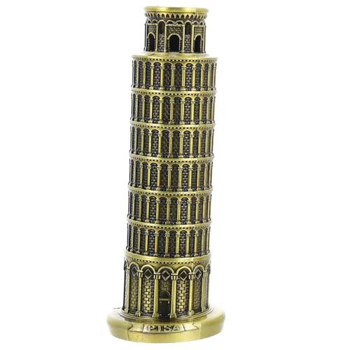 MOTHNUR 比?斜塔置物 製品 高精細イタリア建築模型 古仕上げ ホームオフィス装飾 安定感ある工芸品 家用建物スタチュー