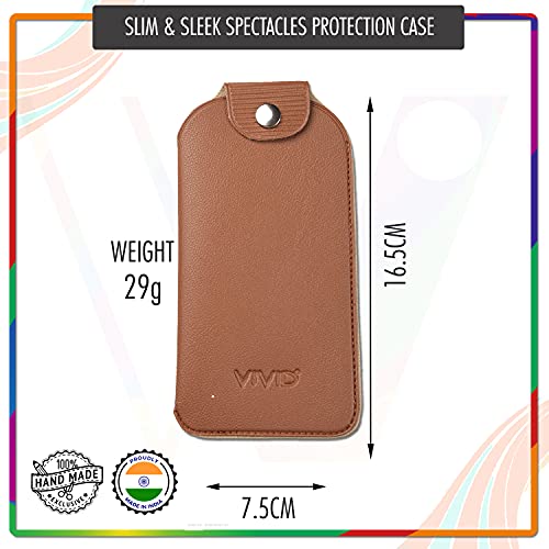 Image of Unisex Specs Self Button Eyewear Dabbi Artificial Leather Soft Case Cover