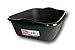 Essentials Black Plastic Eight Quart Dishpan - 13½ x 11 x 4½H