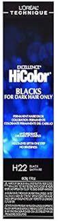 L'Oreal Paris Excellence Hicolor Permanent Hair Color, Black Sapphire, 1.73 Ounce
