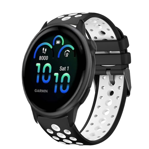 [Asvufeyy] 20mm �o���h Garmin(�K�[�~��) Vivoactive 6/5/Venu Sq 2/Venu 2 Plus �Ή� �����x���g, Garmin Forerunner 70/170/170 Music/570 42mm �p �\�t