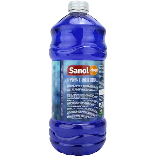 Sanol Dog Eliminador De Odores Para Cães E Gatos Tradicional 2 Litros Azul