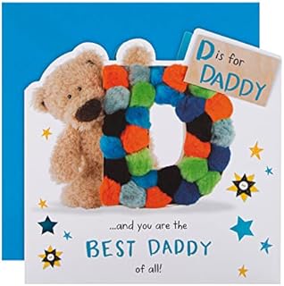 Hallmark Birthday Card for Daddy - Cute Die Cut 'Wellibobs' Design, Multicoloured (25577246)