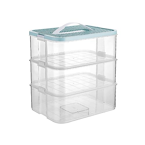 Boite rangement plastique couvercle Lego et puzzle à 3 couches - 7