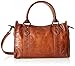 FRYE Melissa Satchel Handbag,Cognac,One Size