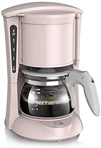 Cafetera, Cafetera De Goteo Con Jarra De Vidrio Y Botón De Un Toque, Con Aislamiento De Apagado Automático, Rosa