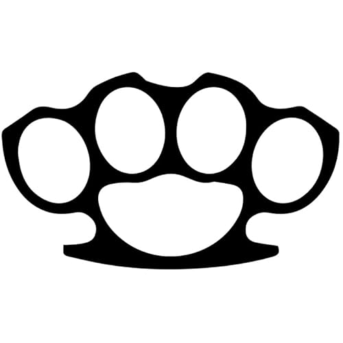 Decus Poing américain Poing américain UFC MMA XL 0167 (Noir Mat) // Autocollant JDM Style Transfert de Vinyle