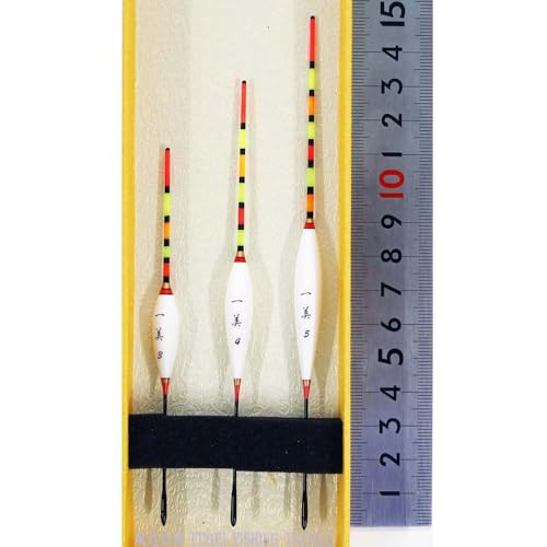 FUGEI へらぶな カッツケ釣用 へら浮き 全長11/13/15cm ヘラウキ 3本セット パイプトップ A13hitomi 4枚目