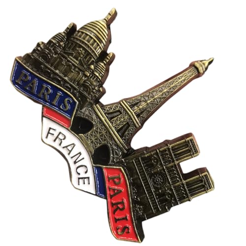 Imanes de decorativos | Francia París 3D Decoración Adhesivo Souvenir para Frigorífico,Accesorios Magnéticos Para Cocina Decoración Hogar Para Puerta Pared Pizarra Vacaciones Fiesta Cumpleaños
