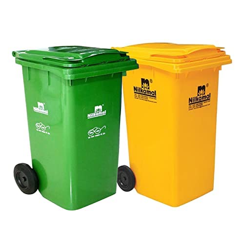 Nilkamal Dustbin 120 Liter Big dustbin with lid and extra large size Dustbin with wheels