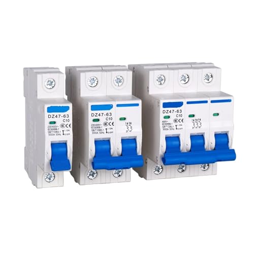 Disjoncteur DZ47 tableau électrique maison rail 40A 400V