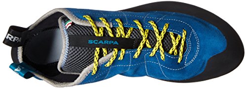 Scarpa Men's Helix Lace Rock Climbing Shoes For Trad And Sport Climbing - Hyper Blue - 8-8.5 #TOP4