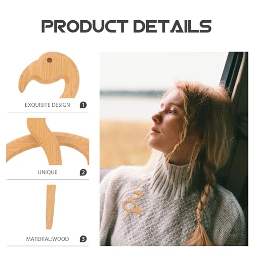 Épinglette de vêtements créative en bois, le cadeau idéal et poétique - 4