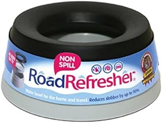 Road Refresher Non Spill Water Bowl Large Grey
