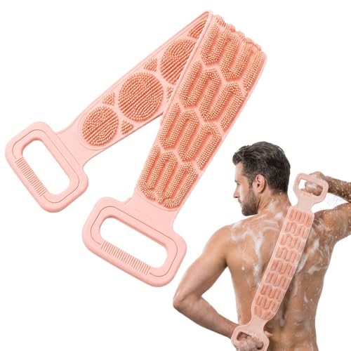 Wegodal Silicone Body Scrubber Belt (Pink)