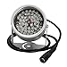 Noteflora 850Nm 48 LED Infrared Illuminator Light With IP66 Waterproof Metal Housing, 60° Beam Angle For Outdoor Security CCTV Camera Night Eyesight